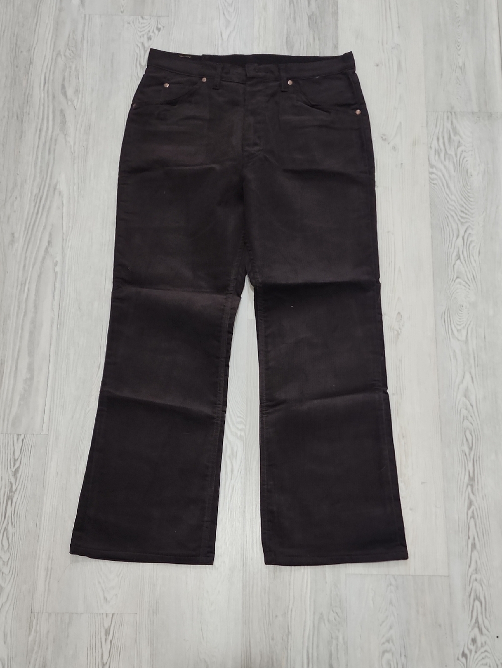 Deadstock NWT Sears Roebucks Brown Corduroy Boot Cut Pants Size 36x30 - Picture 2 of 6